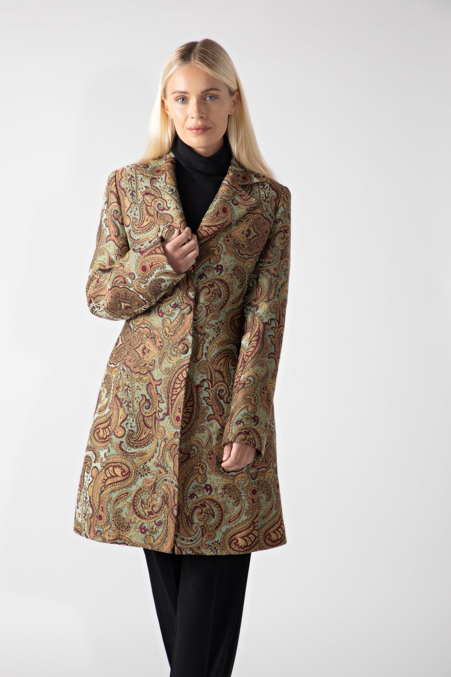 BELGRAVIA DRESS COAT - DUCK EGG