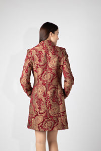 BELGRAVIA DRESS COAT - RED