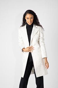 MAGNOLIA DRESS COAT - WHITE