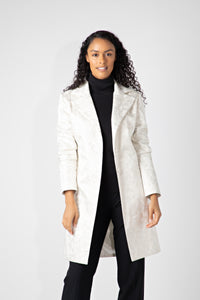 MAGNOLIA DRESS COAT - WHITE