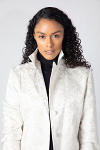 MAGNOLIA DRESS COAT - WHITE