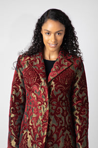 BLENHEIM DRESS COAT - RED