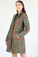 Load and play video in Gallery viewer, BELGRAVIA DRESS COAT - TEAL
